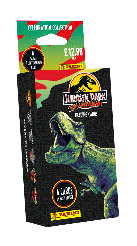 Jurassic World Anniversary Trading Card Collection - Multi-set (8 packets +1 LE) - Panini