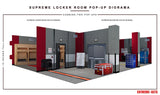 Supreme Locker Room Pop-Up 1:12 Scale Diorama - Extreme Sets