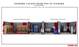 Supreme Locker Room Pop-Up 1:12 Scale Diorama - Extreme Sets