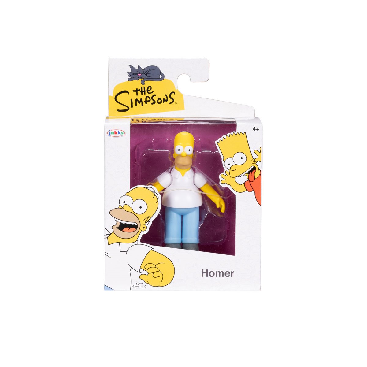 Simpson Props The Simpsons Wave 1 (Set of 5) 2 1/2-inch Scale Action Figures - Jakks ...