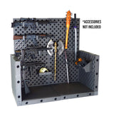 Super Action Stuff! Ultimate Weapons Rack Modular Display Accessory Set