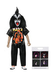 KISS x Ben Cooper Costume Kids Collection - The Starchild, The Demon, The Spaceman & The Catman Costumed Action Figure Bundle 6" Inch Action Figure Bundle - NECA