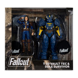 T-60 Vault Tec & Sole Survivor (Fallout New Vegas) 2-Pack 7" Figure - McFarlane Toys