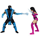 Sub-Zero vs Mileena (Mortal Kombat Klassic) Deluxe 2-Pack 7" Inch Scale Action Figures - McFarlane Toys