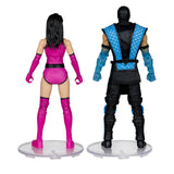 Sub-Zero vs Mileena (Mortal Kombat Klassic) Deluxe 2-Pack 7" Inch Scale Action Figures - McFarlane Toys