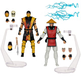 Scorpion vs Raiden (Mortal Kombat Klassic) 2-Pack 7" Figures - McFarlane Toys