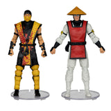 Scorpion vs Raiden (Mortal Kombat Klassic) 2-Pack 7" Figures - McFarlane Toys