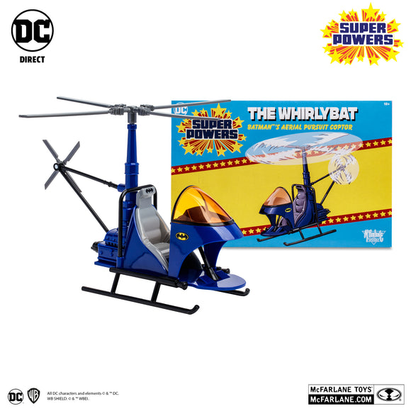 Super Powers The Whirly Bat (Batman's Aerial Pursuit Copter Vehicle) - (DC Direct) McFarlane Toys