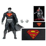 Superman (Dark Knight Returns) Black & White Accent Edition Gold Label 7" Inch Scale Action Figure - McFarlane Toys