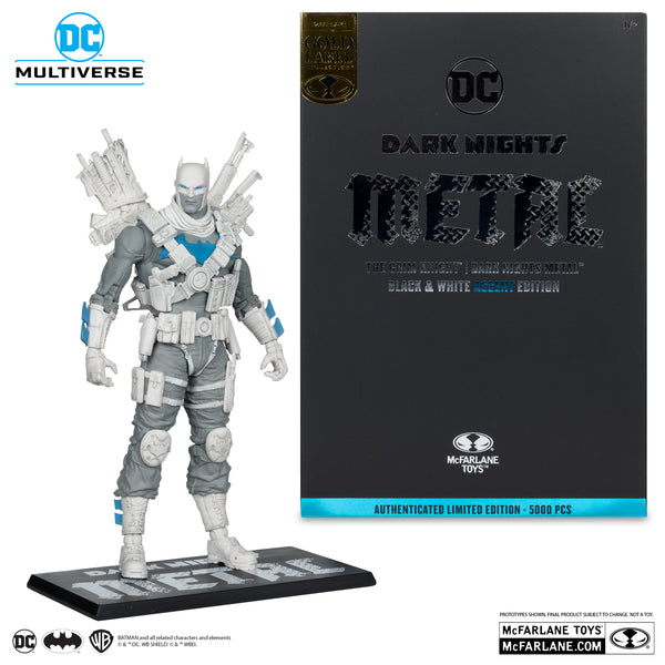 DC Multiverse The Grim Knight (Dark Nights Metal) Black & White