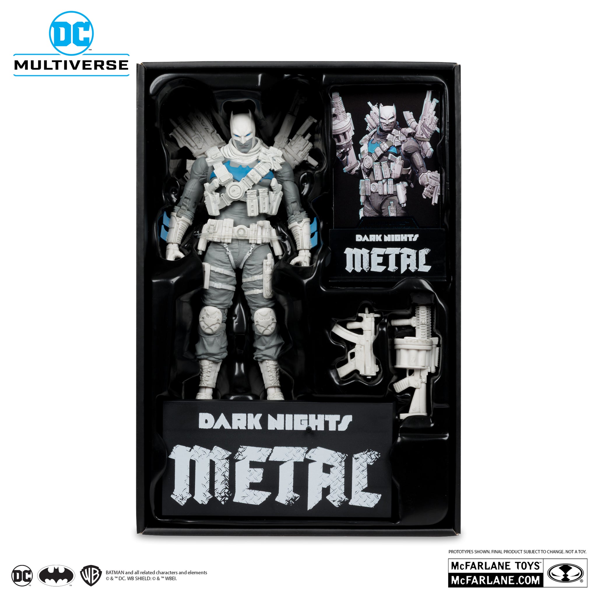 DC Multiverse The Grim Knight (Dark Nights Metal) Black & White