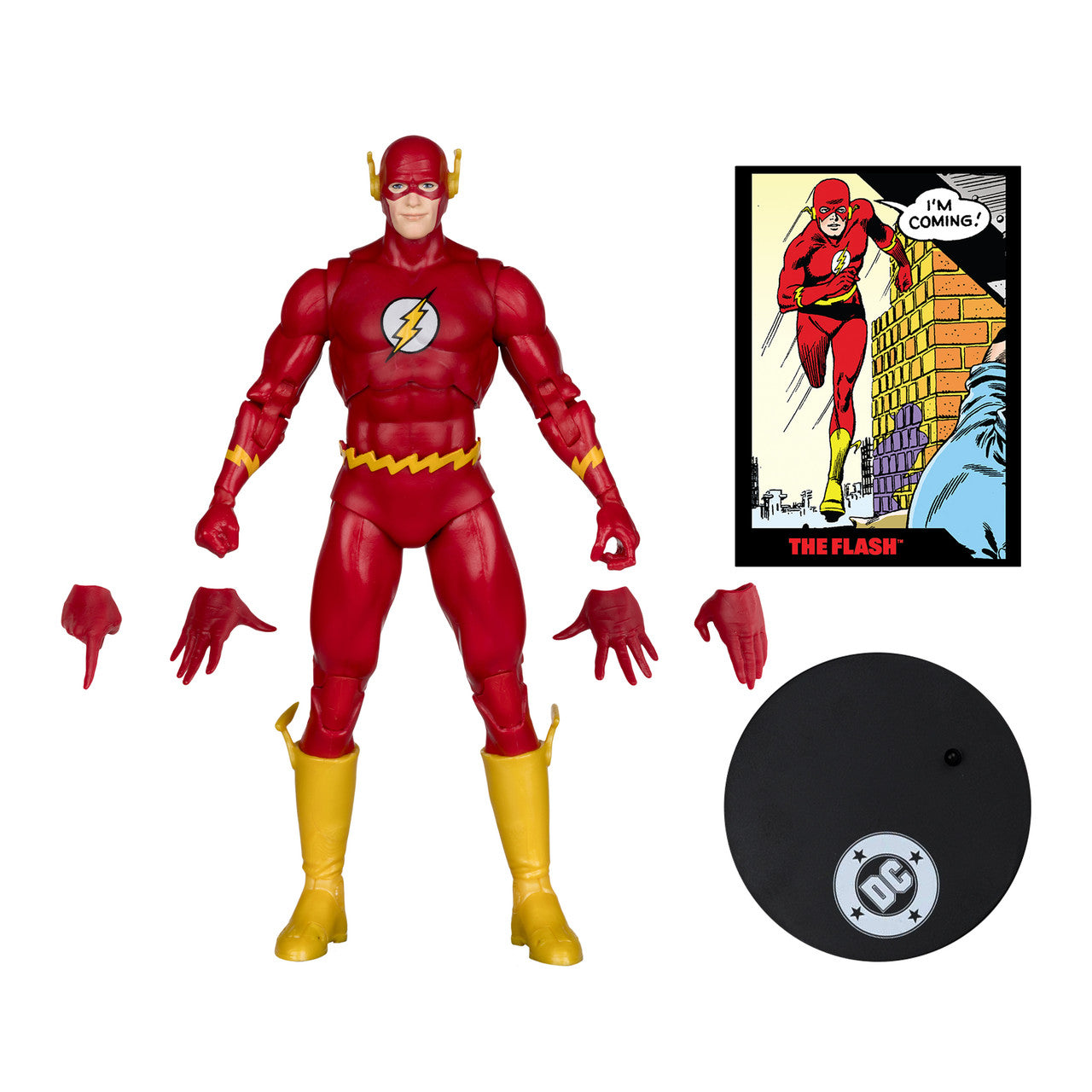 The Flash Barry Allen (DC Page Punchers: The Flash #123) w/Comic 7