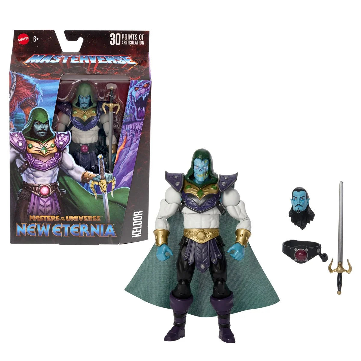 Masters Of The Universe Masterverse New Eternia Manowar – Action Figure Deluxe 18 Cm, 30 Articolazioni, Accessori Intercambiabili, HYC57 - 2