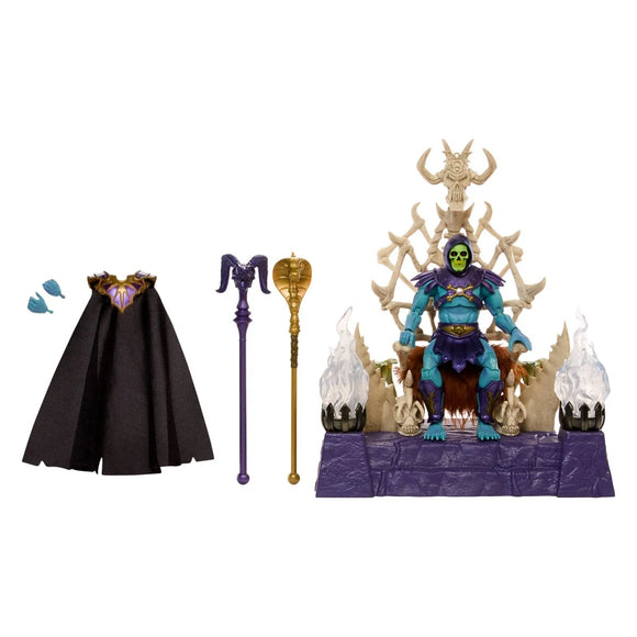 Masters of the Universe Masterverse Skeletor and Havoc Throne Action Figure Set 7