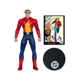 The Flash Jay Garrick (The Flash #123) with Comic (Red Platinum Edition) 7" Inch Scale Action Figure - McFarlane Toys