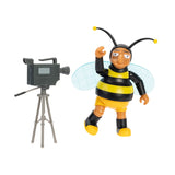 The Simpsons Bumblebee Man with Video Camera 5" inch Scale Action Figure - Jakks Pacific