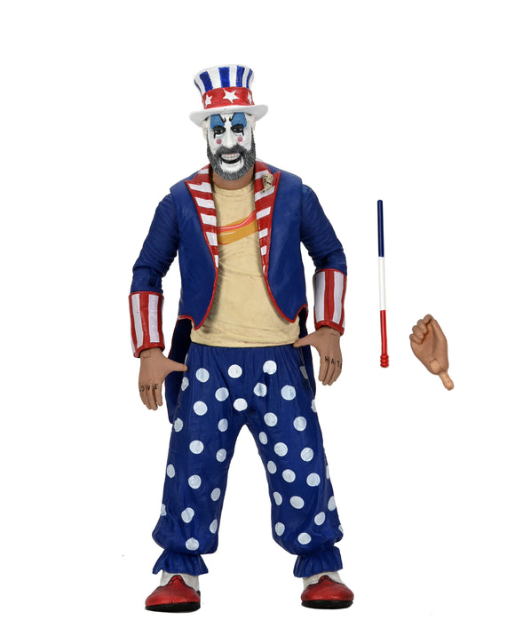 House of 1000 Corpses Captain Spaulding (Tailcoat) 20th Anniversary 7″ Scale Action Figure - NECA