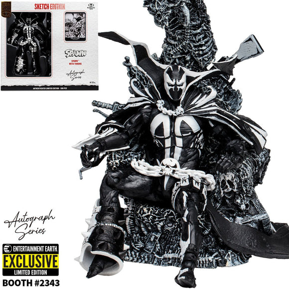 Spawn with Throne Sketch Edition Autograph Series SDCC Gold Label  7