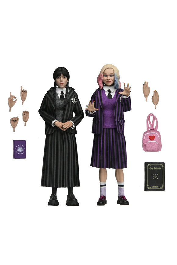 Wednesday Iconic Props Wednesday - Wednesday Addams (Nevermore Uniform) and Enid 8
