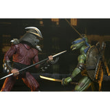 Teenage Mutant Ninja Turtles (1990): Roof Top Battle Shredder Vs Leo (2 Pack) 7" Inch Scale Action Figures - NECA