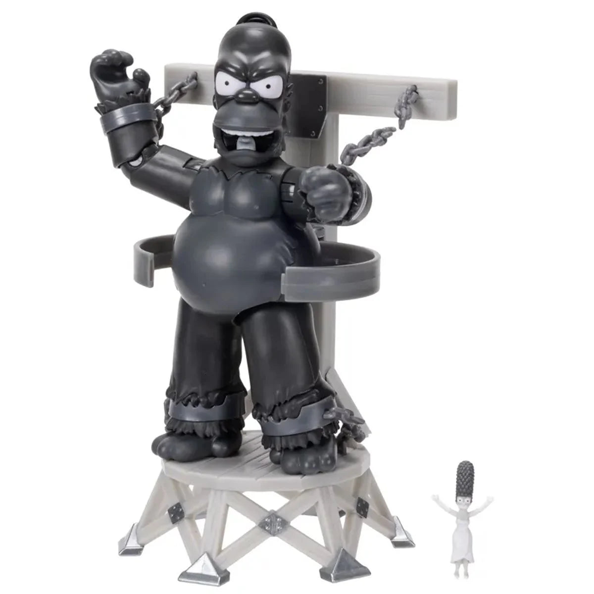 Simpson Props The Simpsons Premium King Homer with Mini Marge 5