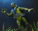 Universal Monsters/Teenage Mutant Ninja Turtles Ultimate Leonardo as the Creature 7″ Scale Action Figure - NECA