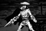 Teenage Mutant Ninja Turtles Black & White Elite Foot Ninja Guard (Mirage Comics) 7" Inch Scale Action Figure - NECA