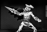 Teenage Mutant Ninja Turtles Black & White Elite Foot Ninja Guard (Mirage Comics) 7" Inch Scale Action Figure - NECA