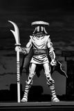 Teenage Mutant Ninja Turtles Black & White Elite Foot Ninja Guard (Mirage Comics) 7" Inch Scale Action Figure - NECA