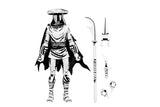 Teenage Mutant Ninja Turtles Black & White Elite Foot Ninja Guard (Mirage Comics) 7" Inch Scale Action Figure - NECA