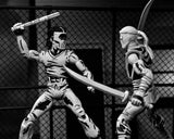 Teenage Mutant Ninja Turtles Black & White Casey Jones (Mirage Comics) 7" Inch Scale Action Figure - NECA