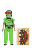 Teenage Mutant Ninja Turtles (1987 Cartoon) x Ben Cooper Costume Kids Collection Series 11 Bundle (Donatello, Leonard, Michelangelo, Raphael, Bebop, Rocksteady & Shredder) 6" Inch Scale Action Figures - NECA