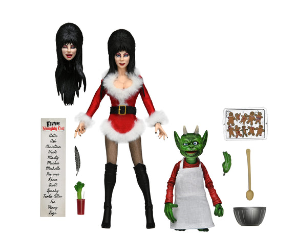 Elvira: Elvira’s Very Scary Xmas 8” Scale Action Figure - NECA