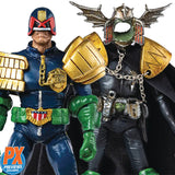 Judge Dredd Gaze into the Fist of Dredd (Previews Exclusive) 1:18 Scale Figure 2 Pack - Hiya Toys