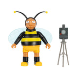 The Simpsons Bumblebee Man with Video Camera 5" inch Scale Action Figure - Jakks Pacific