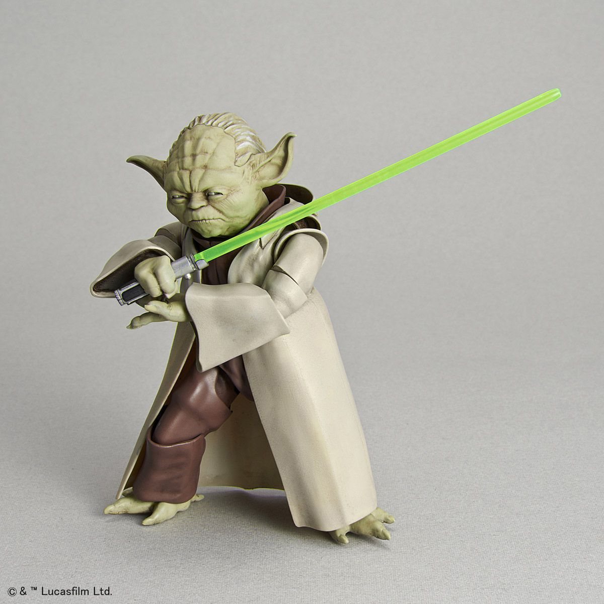 STAR WARS YODA 1/6 プラスチックモデルキット Star Wars Yoda 1:6 & 1:12 Scale Model Kit (2 Pack) - Bandai