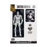 DC Multiverse Superman Rebirth Sketch Edition (Gold Label) 7" Inch Scale Action Figure - McFarlane Toys (SDCC Entertainment Earth Exclusive)