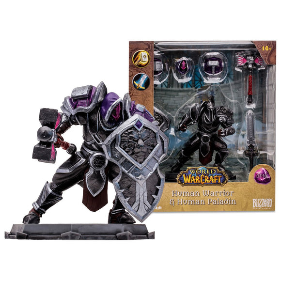 Human Warrior/Paladin: Epic (World of Warcraft) 1:12 Scale Posed Figure - McFarlane Toys