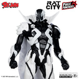 The Deviant (Spawn Rat City #1) with Comic (Line Art) Red Platinum Edition 7" Figure - McFarlane Toys