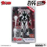 The Deviant (Spawn Rat City #1) with Comic (Line Art) Red Platinum Edition 7" Figure - McFarlane Toys