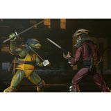 Teenage Mutant Ninja Turtles (1990): Roof Top Battle Shredder Vs Leo (2 Pack) 7" Inch Scale Action Figures - NECA