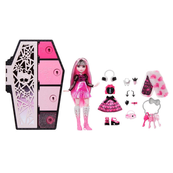 Monster High Skulltimate Secrets Fearidescent Draculaura Doll - Mattel