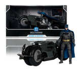 DC Multiverse Batman & Batcycle (The Flash) 7" Figure w/Vehicle 2-Pack - McFarlane Toys