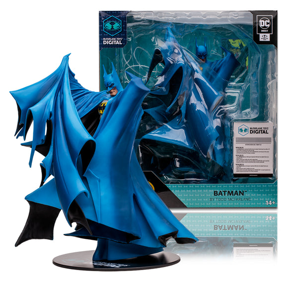 Batman by Todd McFarlane 1:8 Scale PVC Statue (Blue) w/Digital Collectible - McFarlane Toys