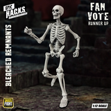 EPIC H.A.C.K.S. 1:12 Skeleton Blank: Bleached Remnants - Boss Fight Studio