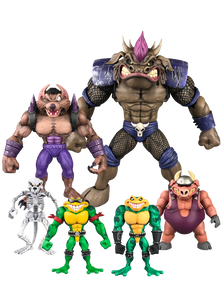 Battletoads Wave 1 (Set of 6) Action Figures - Premium DNA Toys