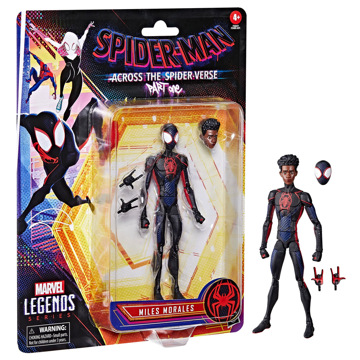 Marvel Legends Series Spder-Man Across the Spider-Verse Retro Miles Mo ...