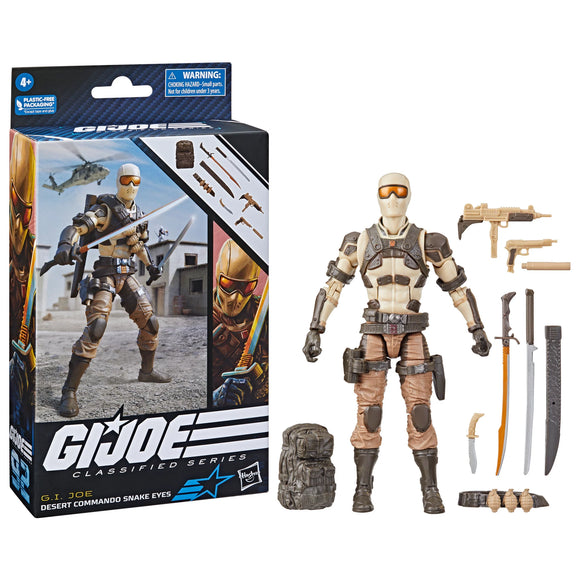 G.I. Joe Classified Series Desert Commando Snake Eyes, 92 6