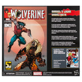 Wolverine 50th Anniversary Marvel Legends Logan vs Sabretooth 6" Inch Action Figure 2 Pack- Hasbro