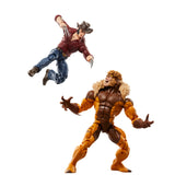 Wolverine 50th Anniversary Marvel Legends Logan vs Sabretooth 6" Inch Action Figure 2 Pack- Hasbro